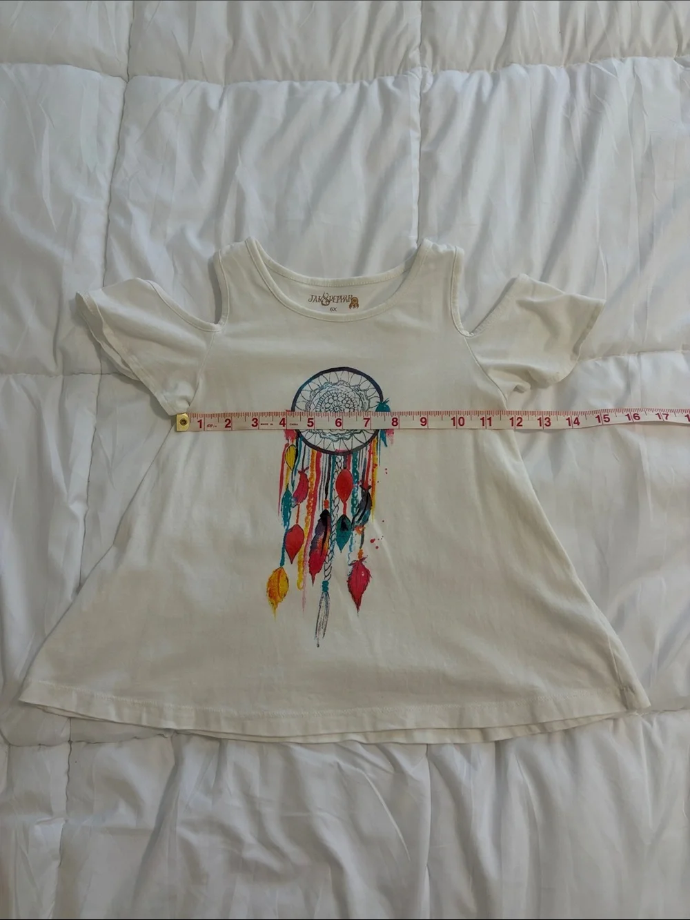 Jak and Peppar matching dreamcatcher top with shorts - Size 6X
